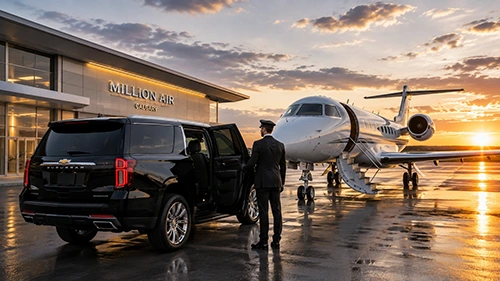 Airport transfer limousine